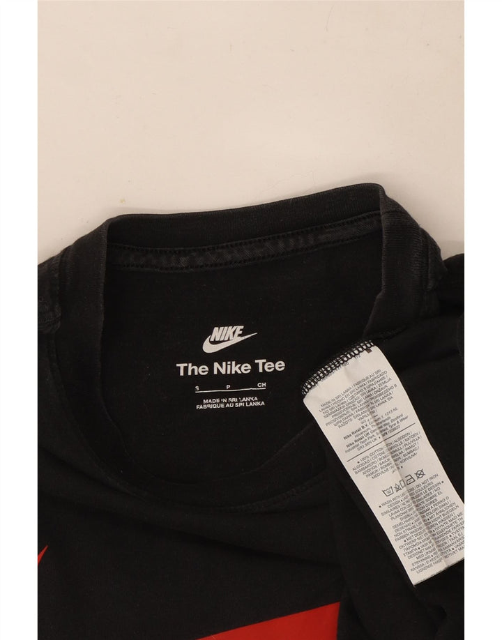 Nike Muška majica kratkih rukava s grafičkim motivima, mala, crna pamučna