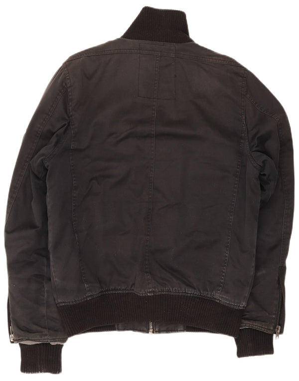 Jack & Jones muška pomoćna jakna UK 40 veliki crni pamuk