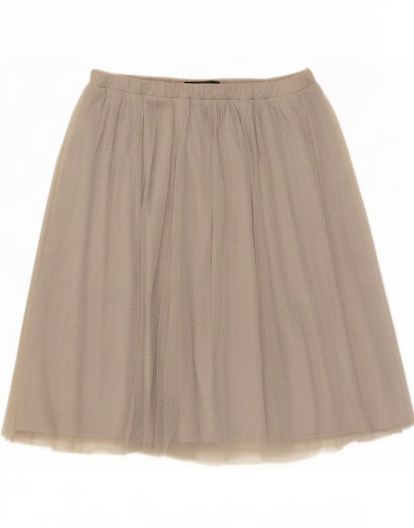 Zara Womens A-Line Skirt Large W30 Grey