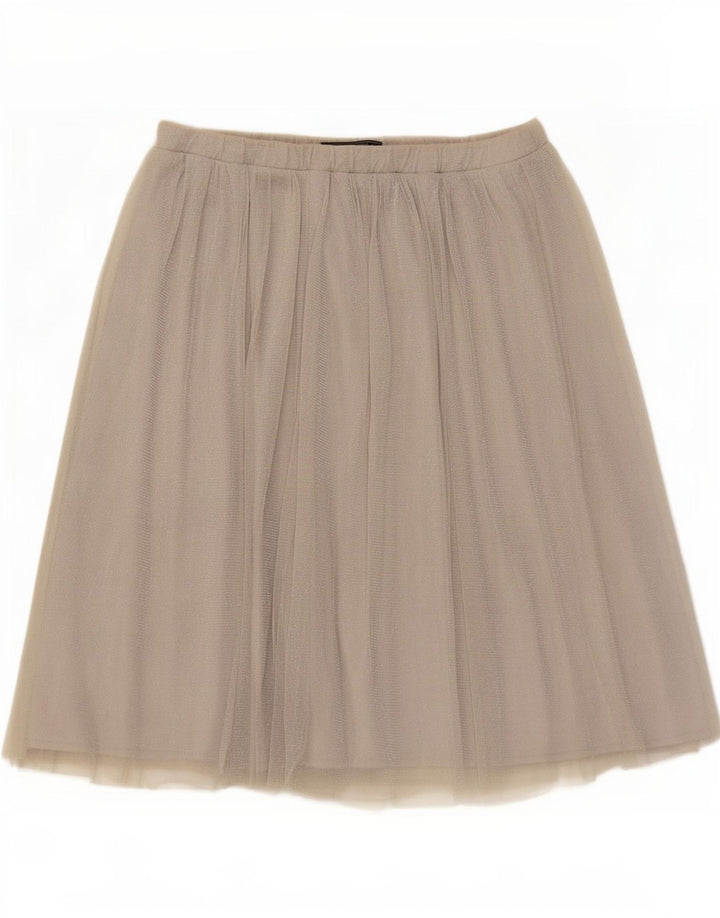 Zara Womens A-Line Skirt Large W30 Grey