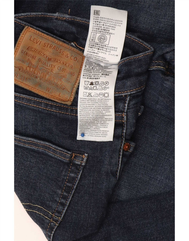 Levi's muške 511 uske traperice W36 L34 tamnoplavi pamuk