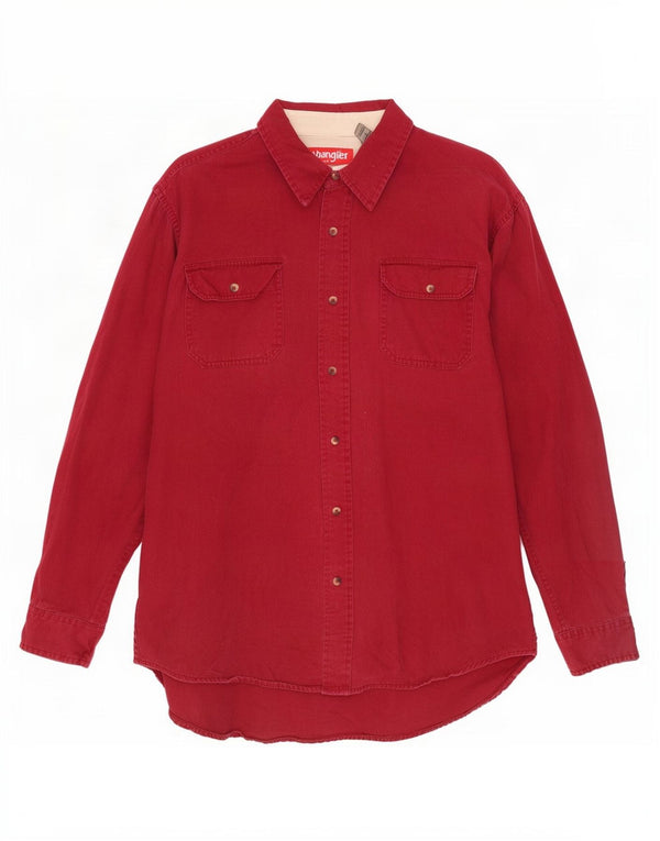 Wrangler muška košulja Large Burgundy Pamuk