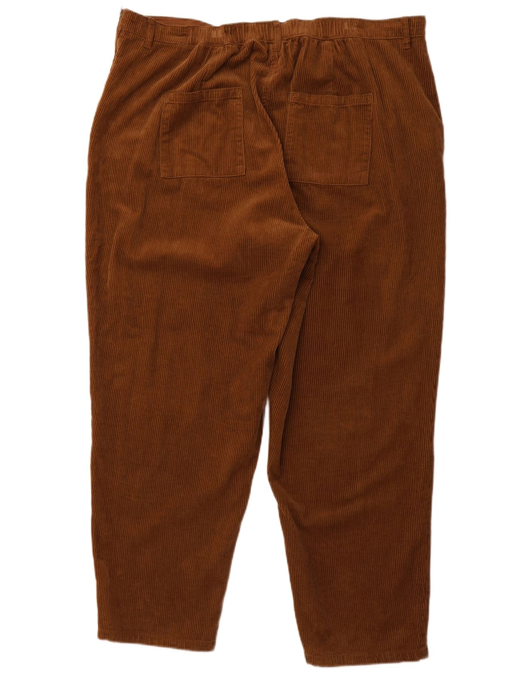 SEASALT CORNWALL Ženske ravne hlače od samta UK 20 2XL W40 L28 Smeđe