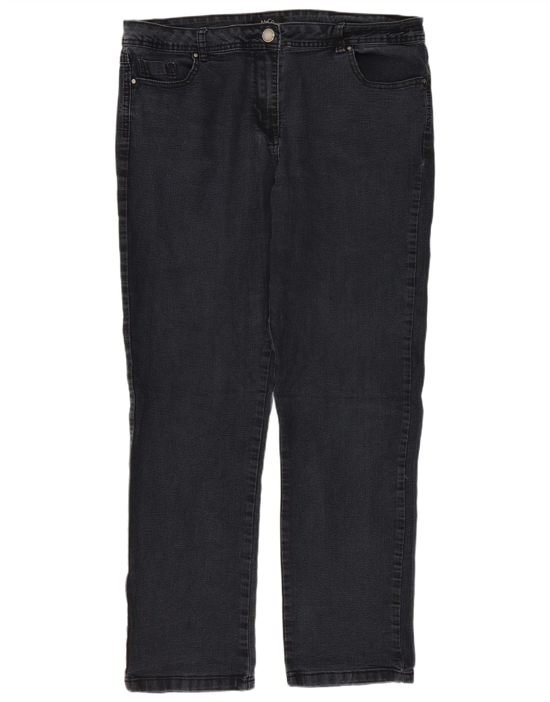 M&Co ženske ravne traperice UK 16 Large W36 L30 sive