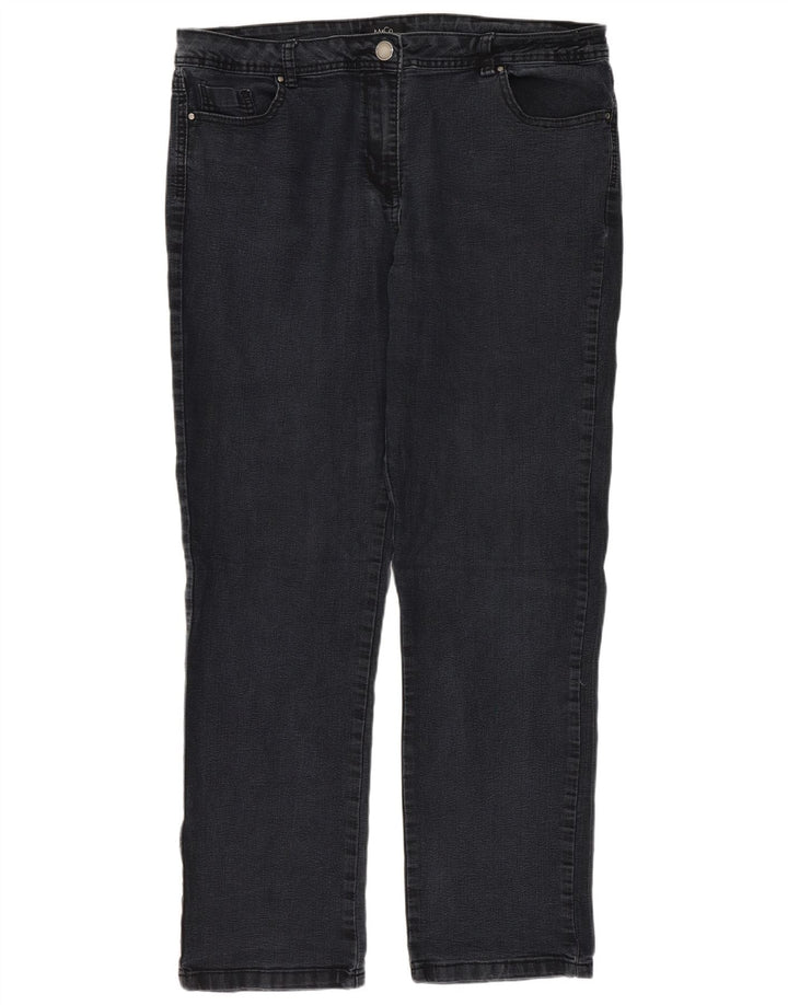 M&Co ženske ravne traperice UK 16 Large W36 L30 sive