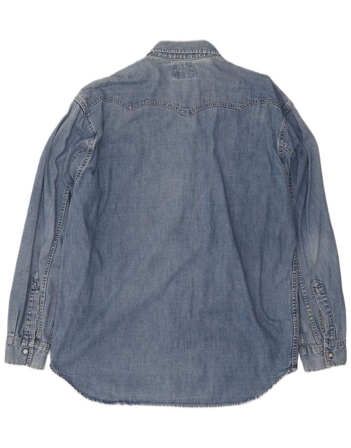 Levi's muška traper košulja velika plava pamučna boja