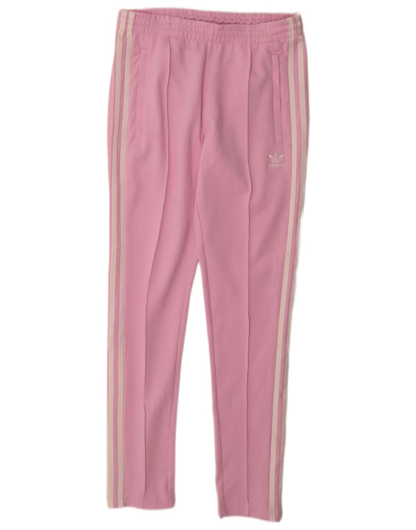 Adidas ženske trenirke Hlače UK 8/10 male ružičaste pamučne