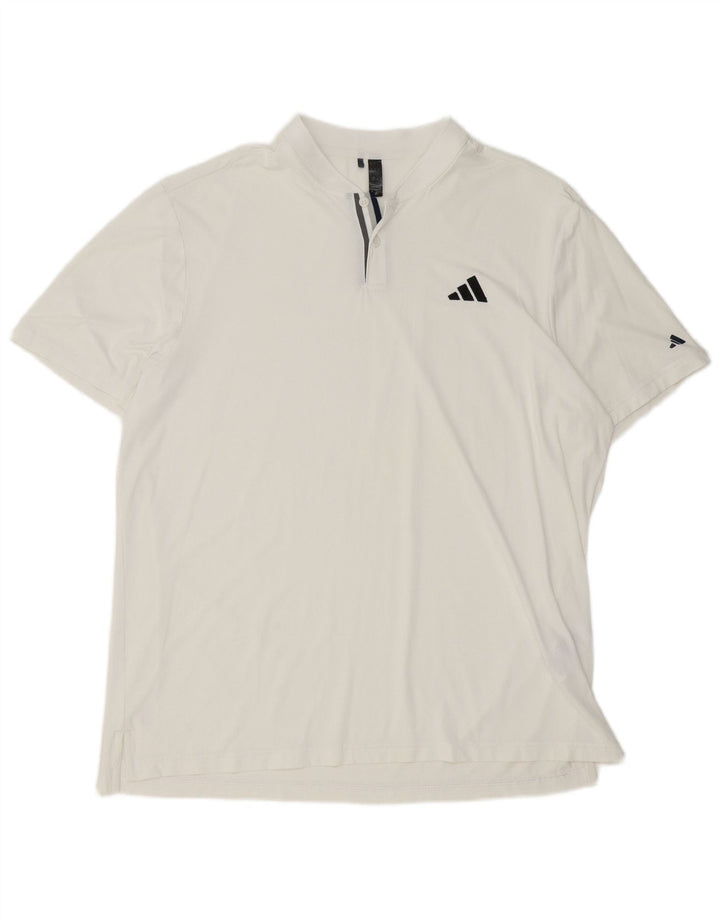 Adidas muška polo majica XL bijeli poliester