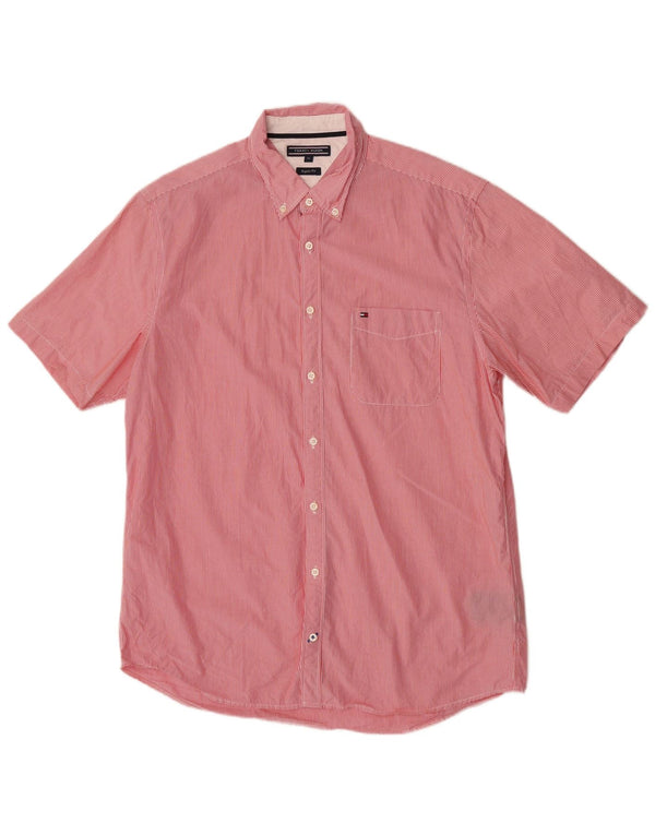 Tommy Hilfiger muška majica kratkih rukava standardnog kroja XL, pamuk na crvene pruge