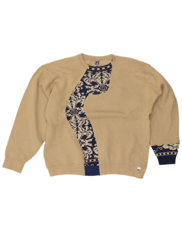 Russell Athletic Ženski Dri-Power Sweatshirt Džemper UK 14 srednje bež
