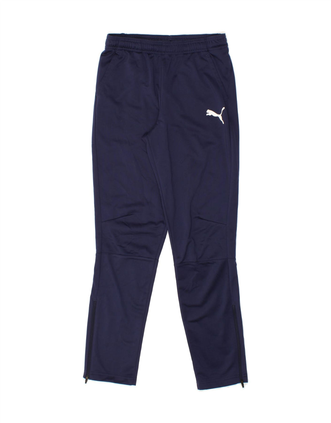 PUMA Boys Tracksuit Trousers 13-14 Years  Navy Blue Polyester Vintage Puma and Second-Hand Puma from Messina Hembry 