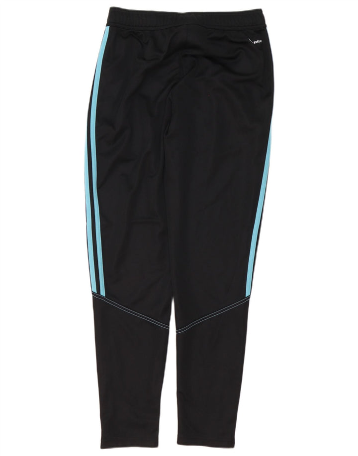 Adidas muške Aeroready hlače za trenirku Male crne poliesterske hlače