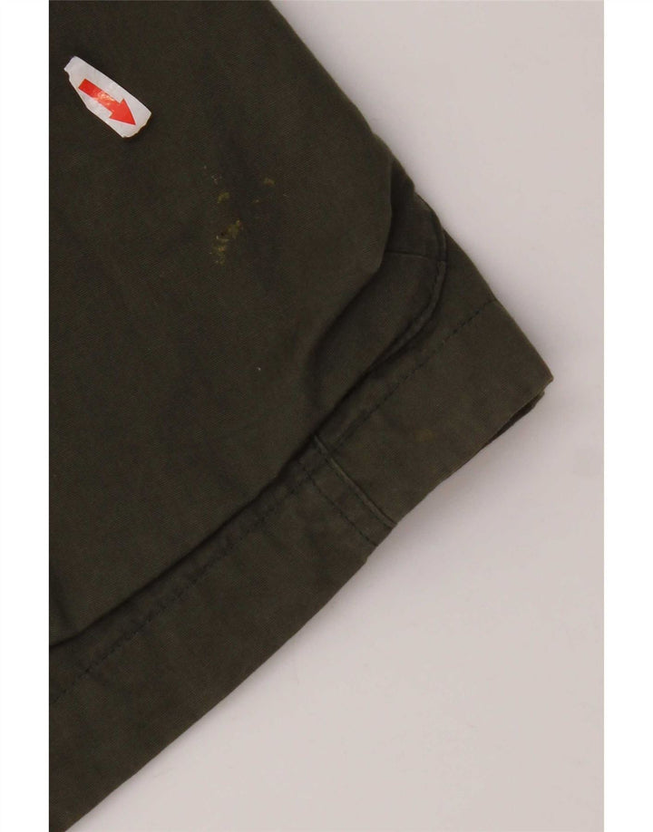 Woolrich Mens Utility Jacket UK 40 Large Green Cotton