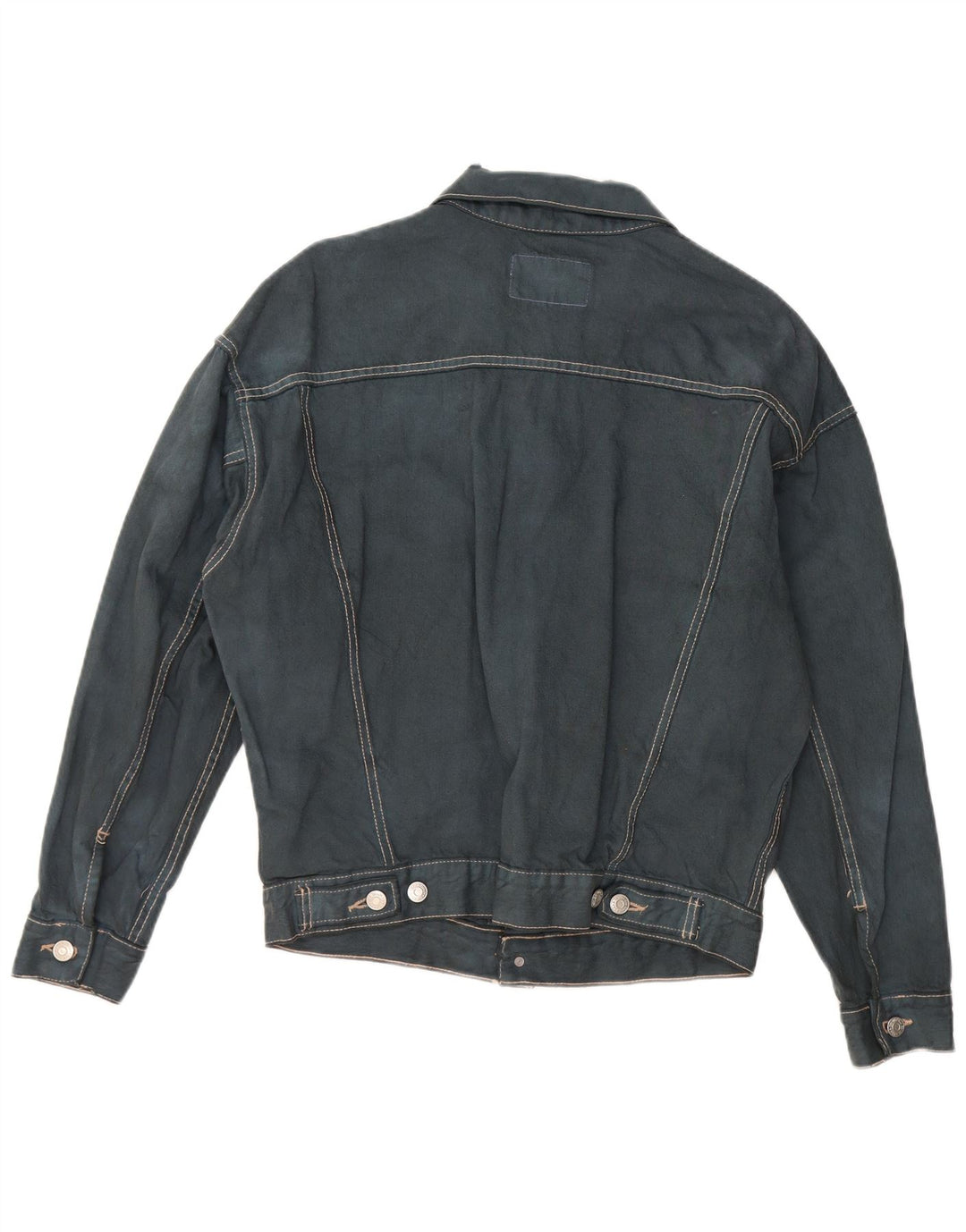 ZARA muška traper jakna UK 38 srednje tamnoplavi pamuk