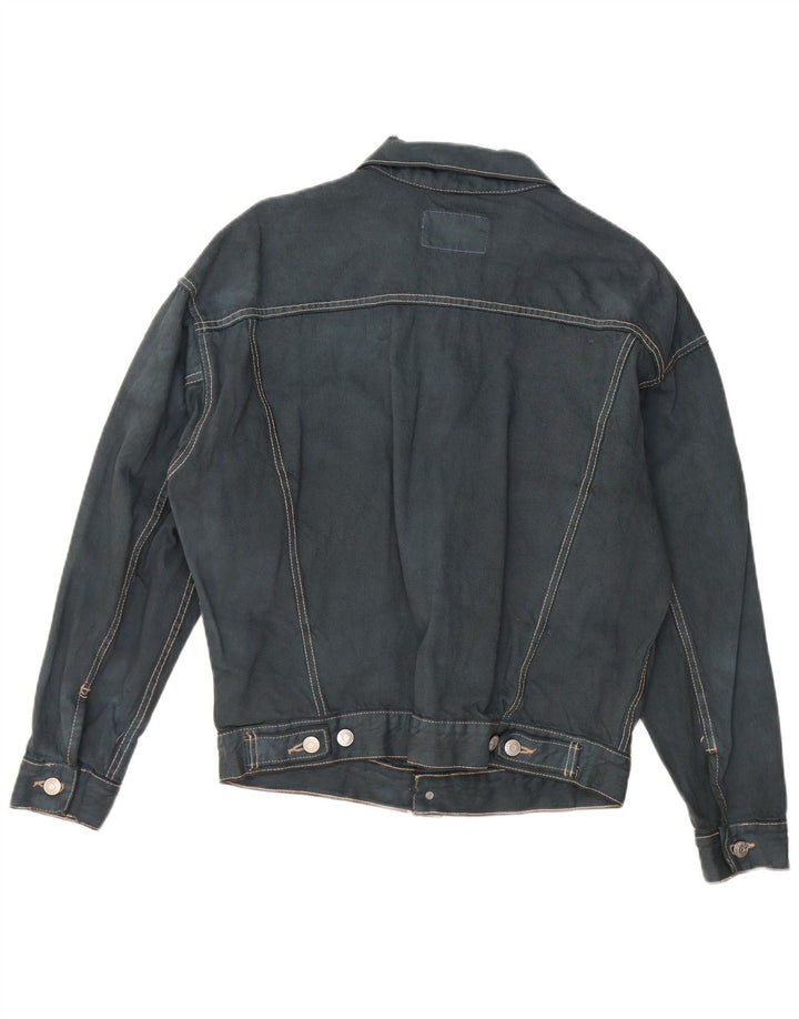 ZARA muška traper jakna UK 38 srednje tamnoplavi pamuk