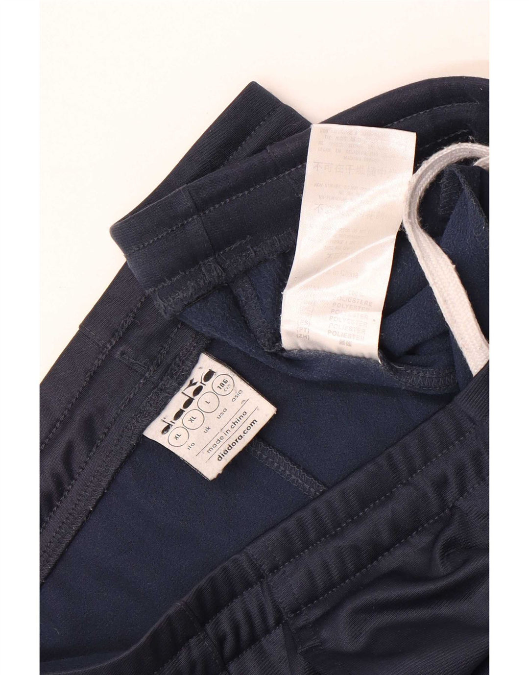 Diadora muške trenirke Hlače Joggers XL tamnoplavi poliester