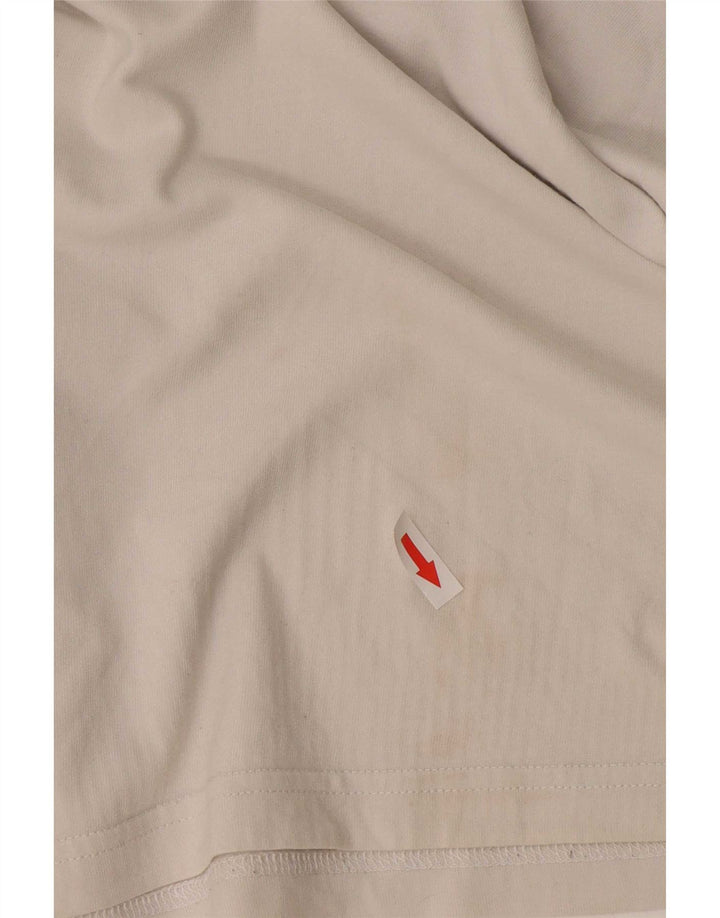 Champion Mens Heritage Graphic Top dugih rukava srednje bijele boje