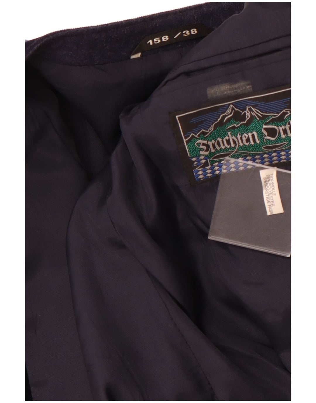 VINTAGE ženski blejzer sako IT 38 XS tamnoplave boje