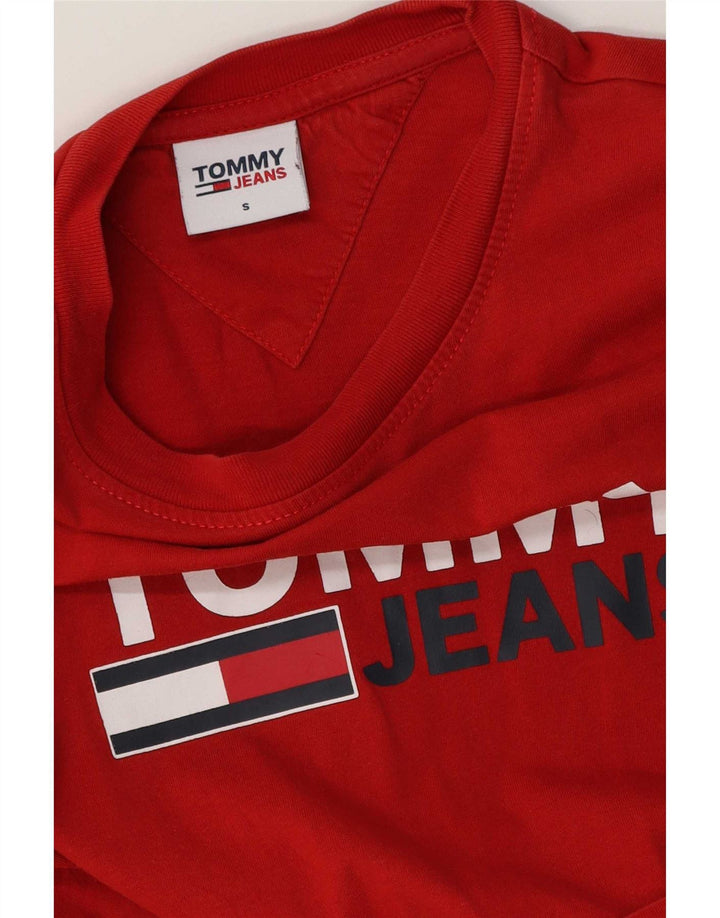 Tommy Hilfiger Muška majica kratkih rukava s grafičkim motivima, mala crvena