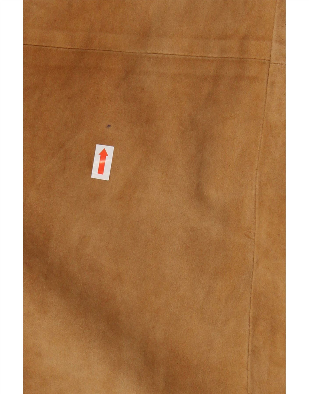 VINTAGE ženska suknja A-kroja od brušene kože W24 XS smeđa