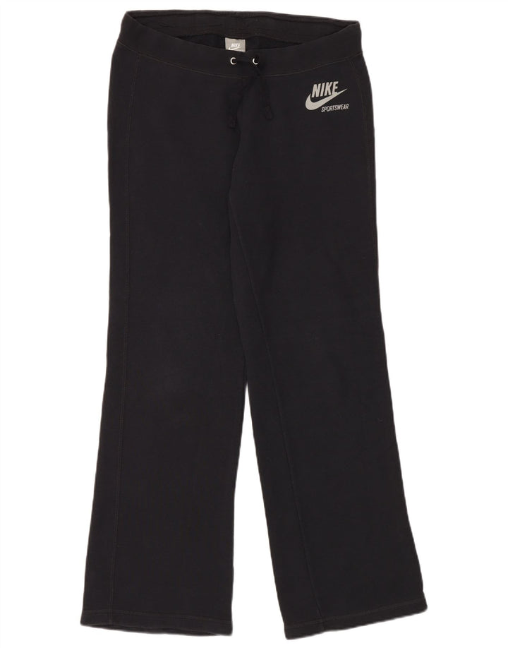 Ženske hlače za trenirku Nike UK 14 Srednje crni pamuk