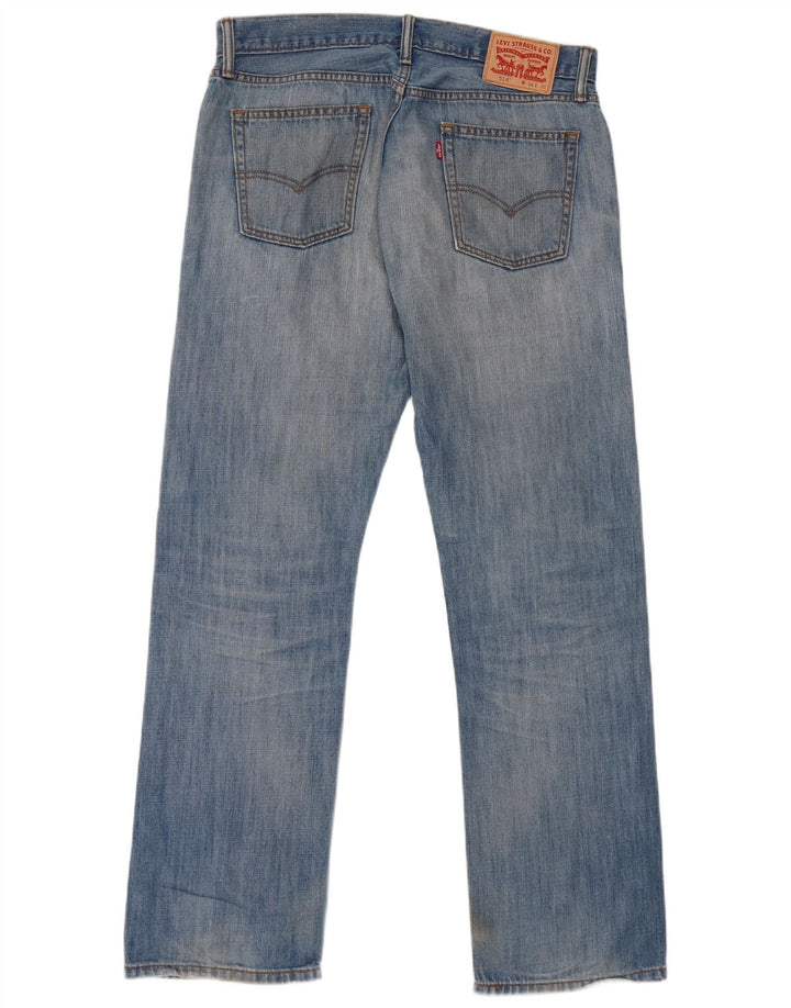 LEVI'S muške 514 ravne traperice W34 L32 plavi pamuk