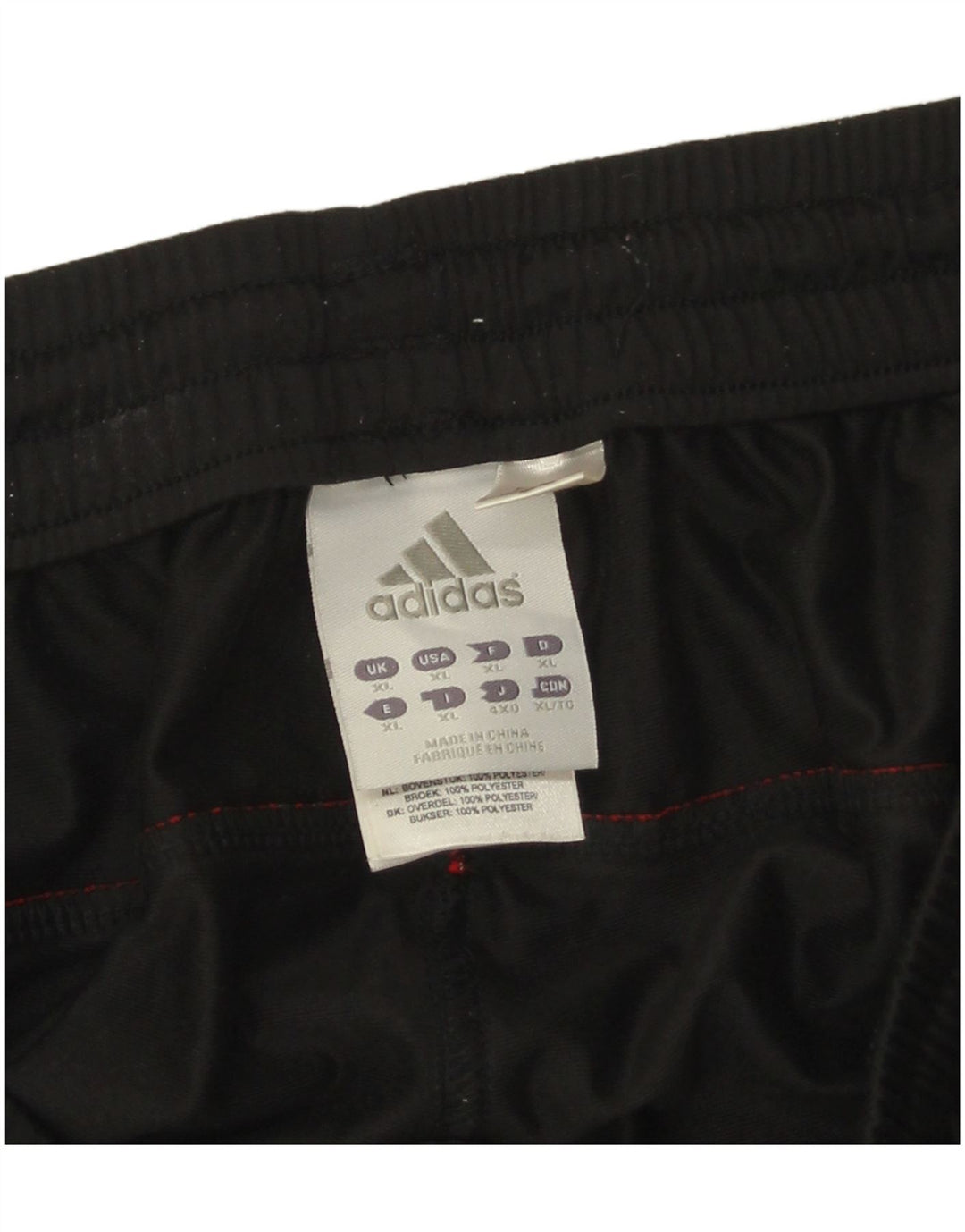Adidas muške trenirke XL crne poliesterske hlače