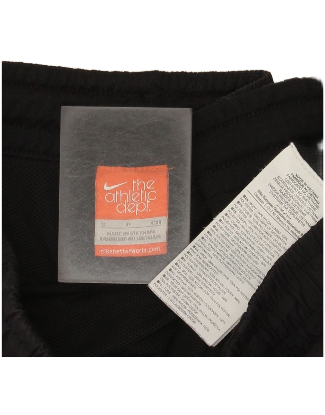 Male crne najlonske muške sportske kratke hlače Nike