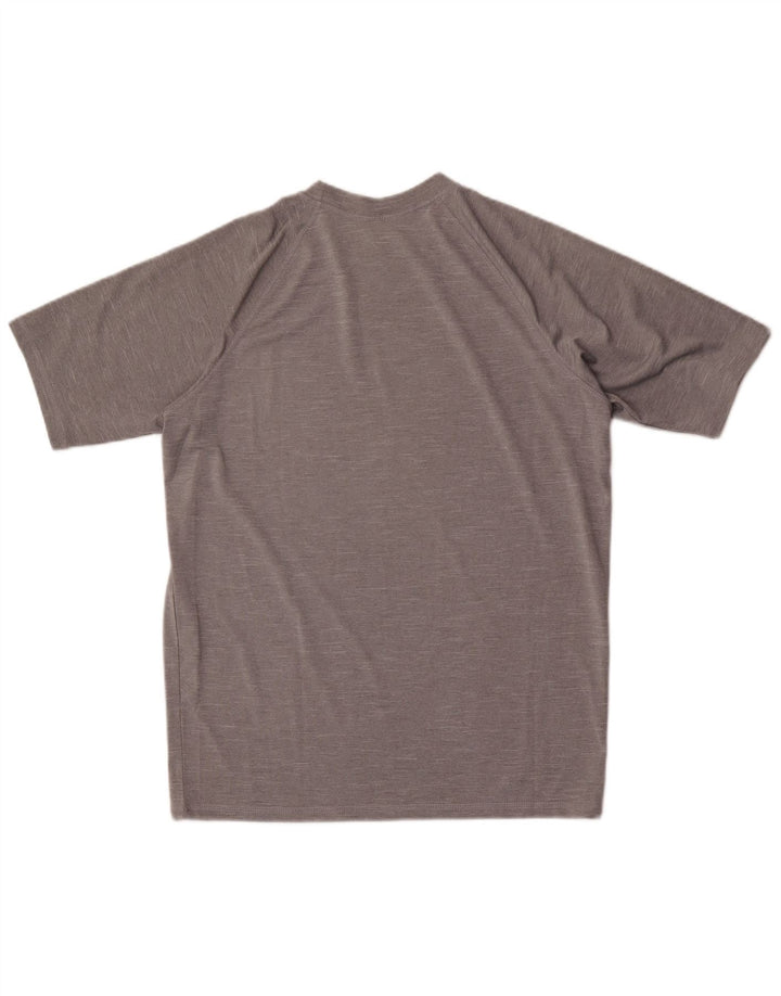 Nike Dri Fit majica kratkih rukava srednje siva s mrljama