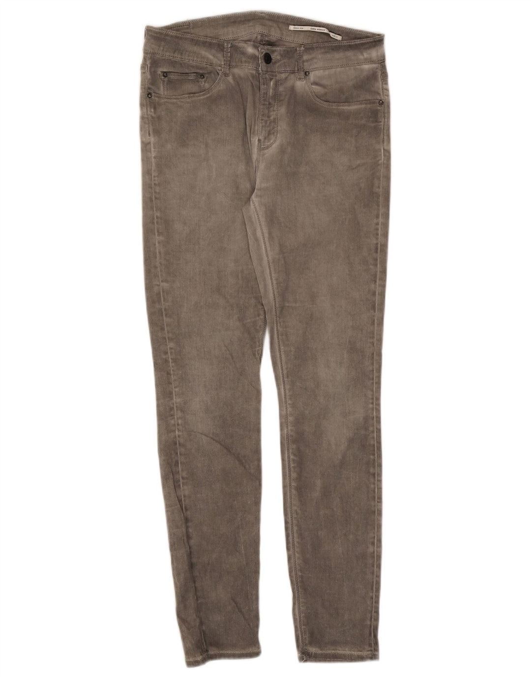 Zara ženske uske traperice EU 42 Large W32 L29 sive