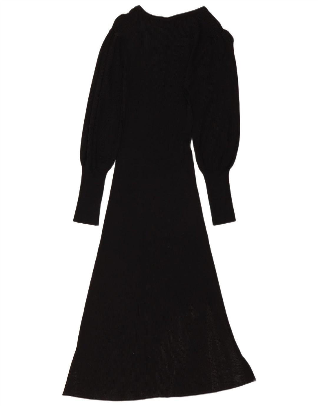 ZARA Ženska džemper haljina UK 6 Mala crna viskoza