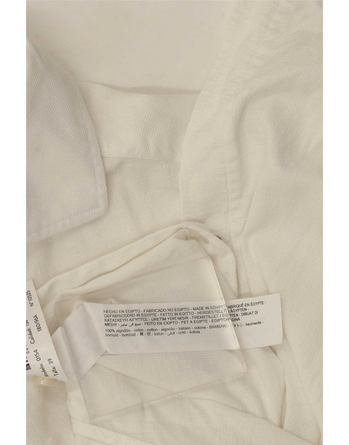Muška košulja Massimo Dutti, veličina 39, srednji bijeli pamuk