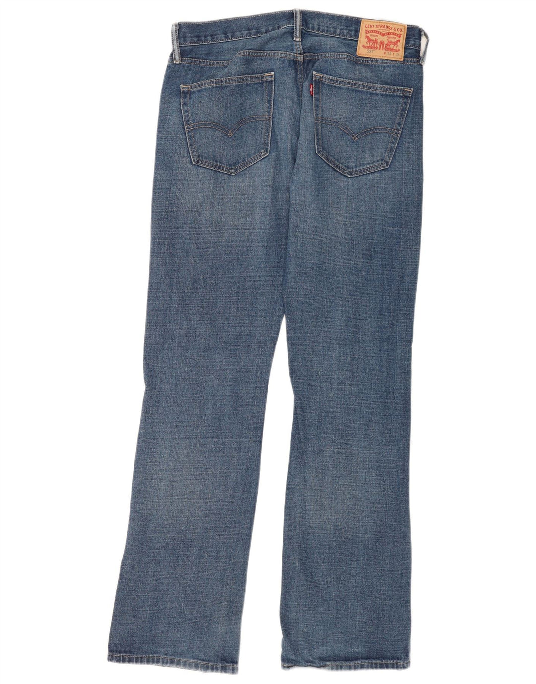 Levi's muške 527 Bootcut traperice W34 L34 plavi pamuk