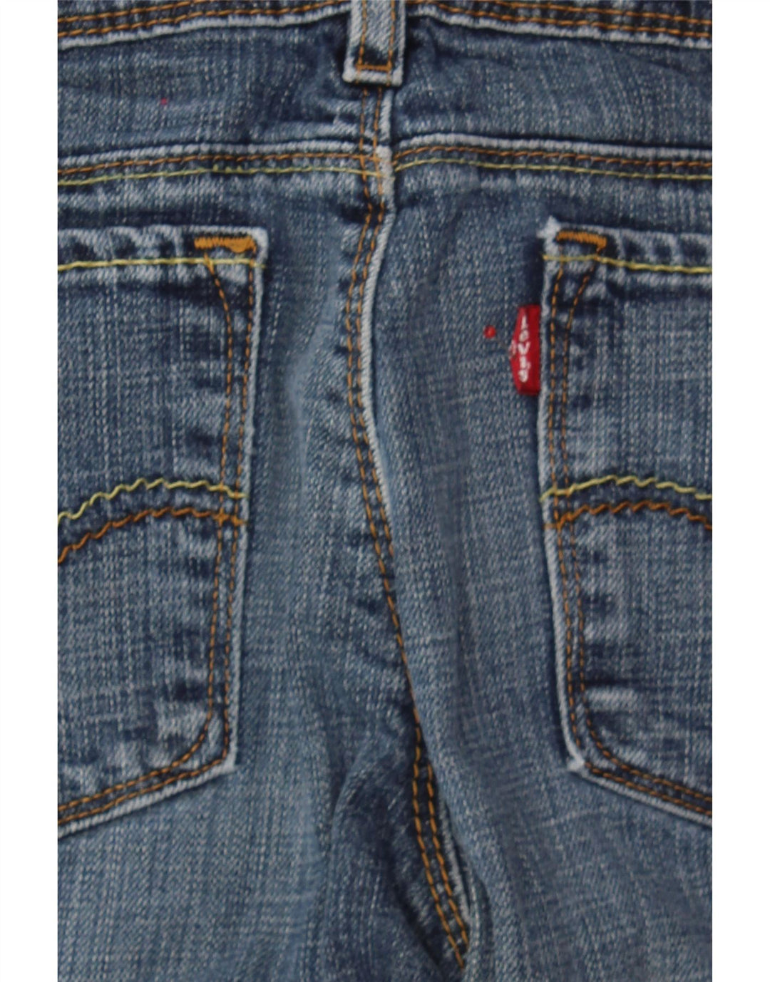 LEVI'S Womens 571 Regular Slim Jeans W32 L34 Blue Cotton Vintage Levi's and Second-Hand Levi's from Messina Hembry 
