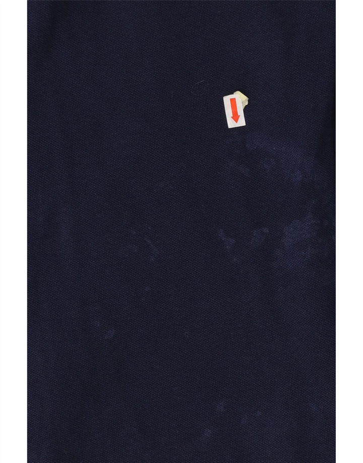 RALPH LAUREN Ženska polo majica dugih rukava UK 12 Srednje tamnoplavi pamuk