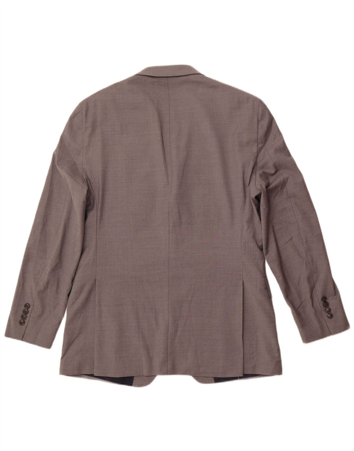 Tommy Hilfiger muška duga jakna sako s 2 gumba EU 42 XL siva vuna