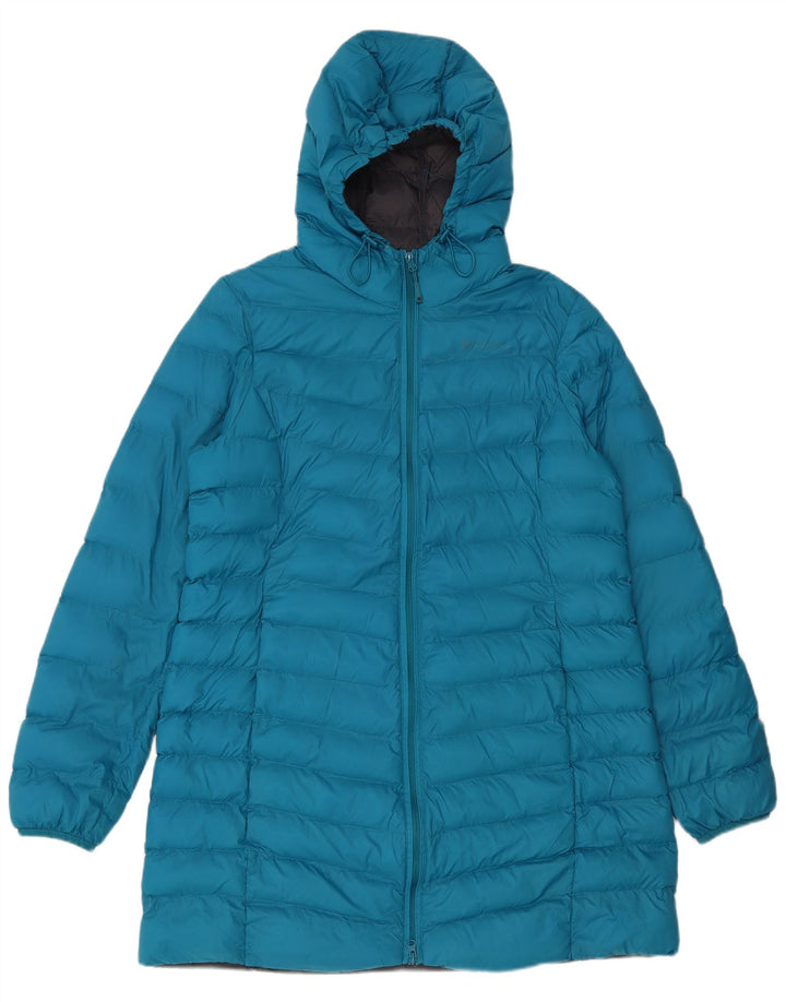 Mountain Warehouse Ženski dugi podstavljeni kaput UK 16 Veliki plavi najlon