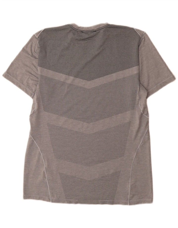 Nike Dri Fit majica kratkih rukava srednje sivi poliester