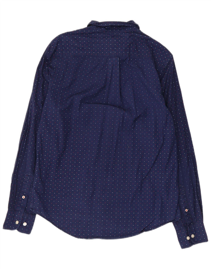 Tommy Hilfiger muška majica s motivima Mala tamnoplava pamučna majica