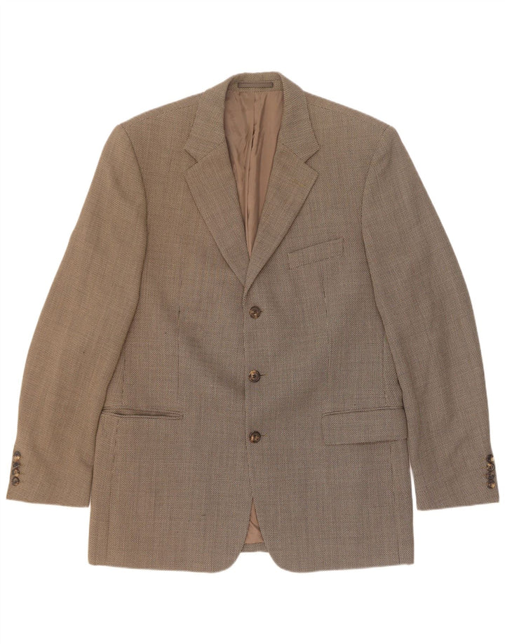 Hugo Boss muška jakna sa 3 gumba EU 54 2XL siva vuna