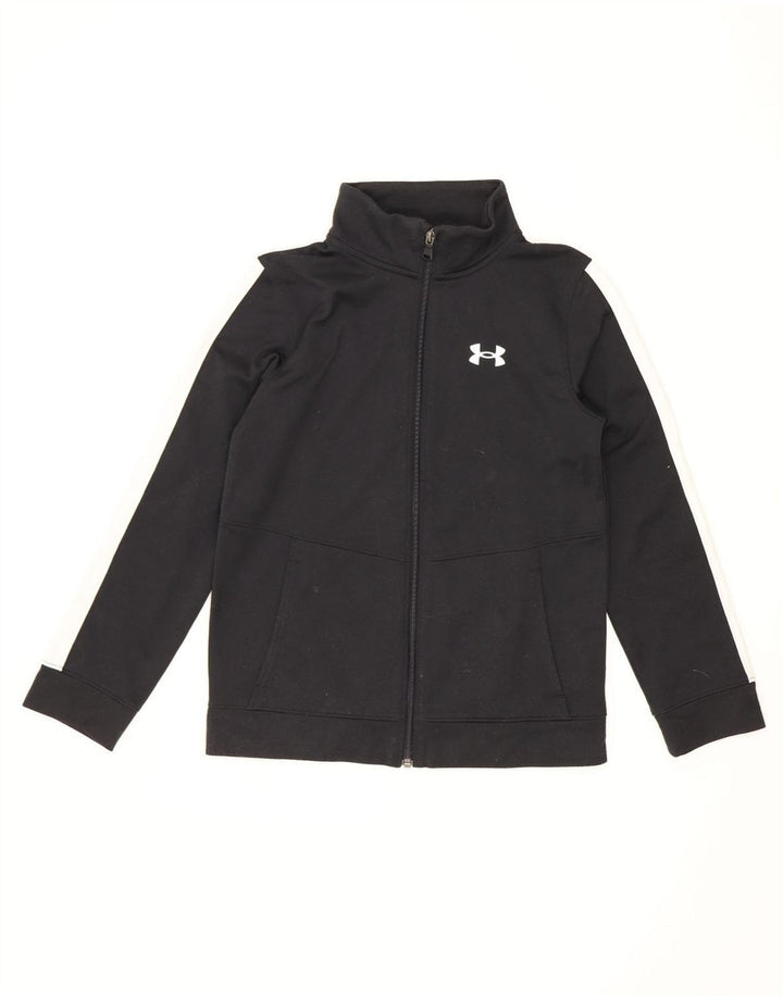 Under Armour Gornja jakna trenirke za dječake 9-10 godina srednje crne boje