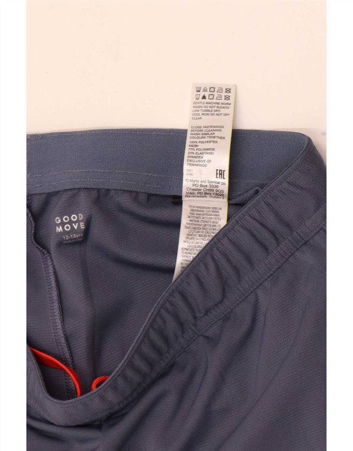 Marks & Spencer Sportske kratke hlače za dječake 12-13 godina tamnoplavi poliester
