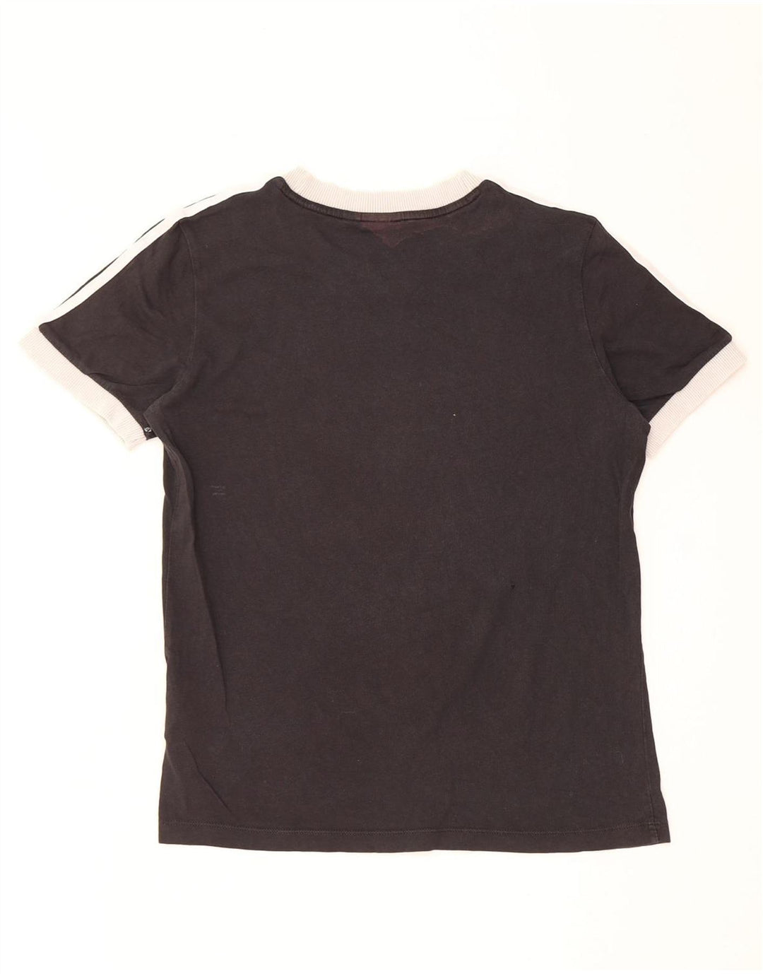 ADIDAS ženska majica kratkih rukava UK 12 srednje crni pamuk