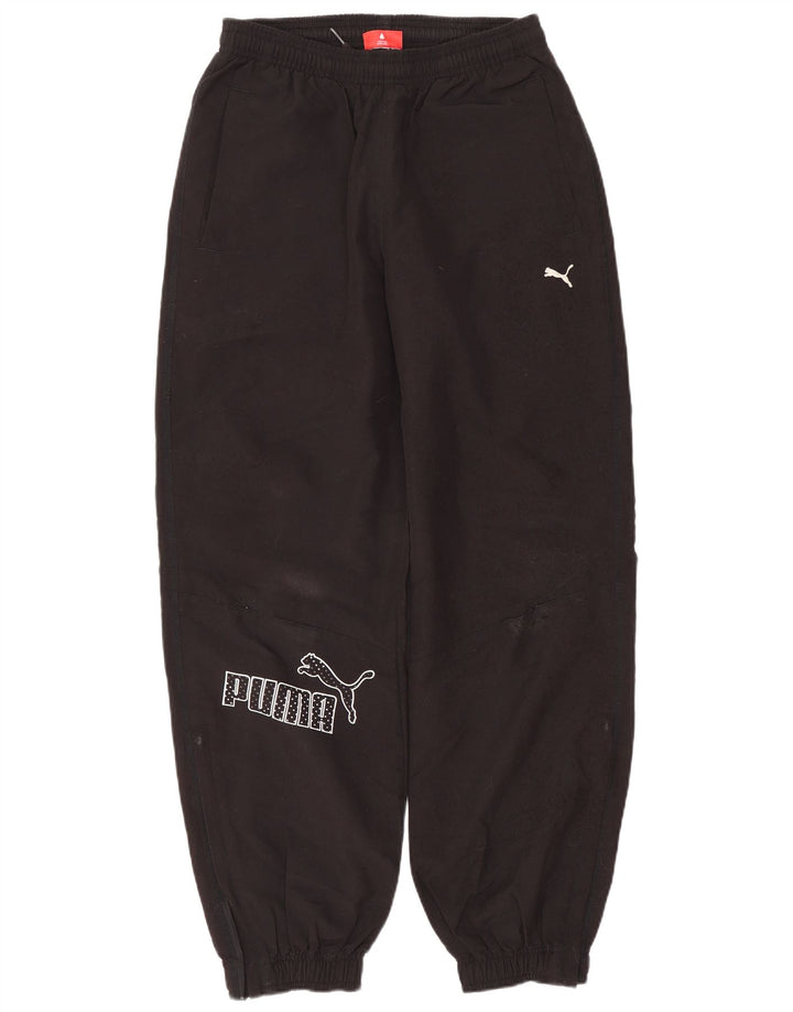 Puma Girls Graphic Trenirka Hlače Joggers 13-14 Years Black