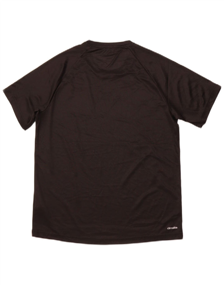 ADIDAS Muška Climalite majica kratkih rukava Srednji crni poliester Sport