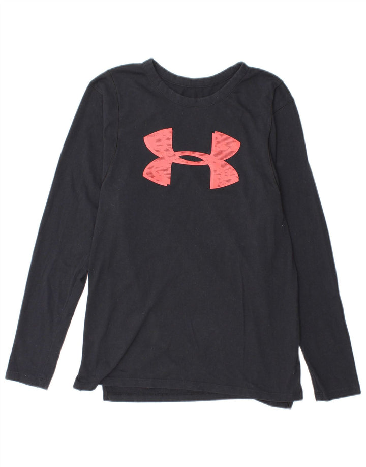 Under Armour Ženska majica dugih rukava s grafikama UK 10 Mala tamnoplava