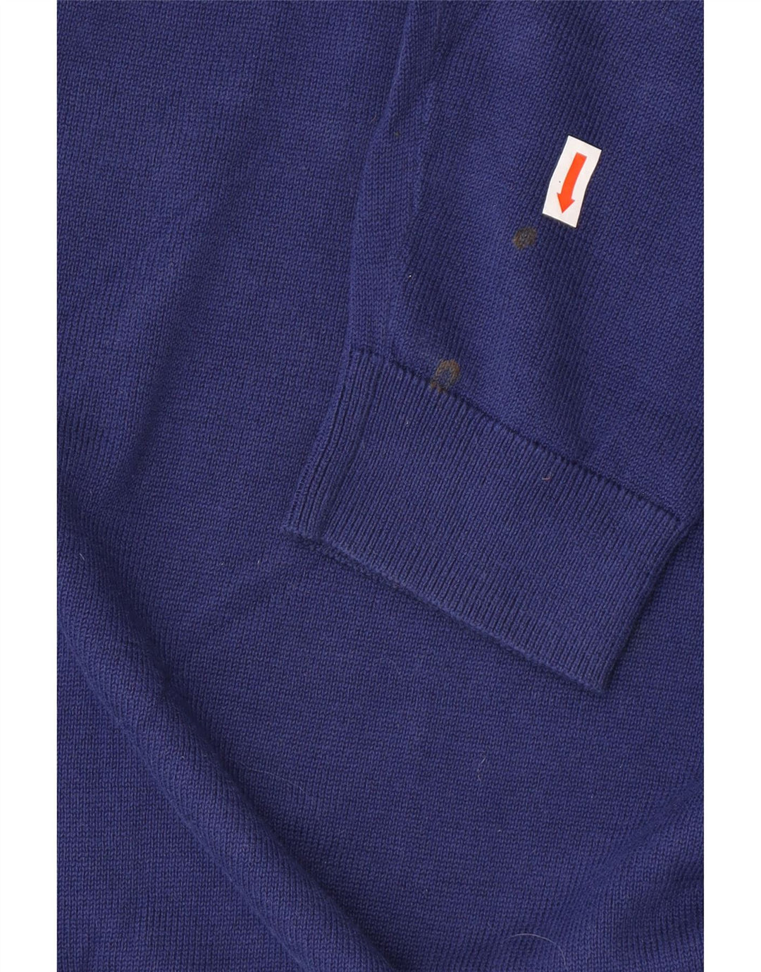 REISS Muški pulover s V-izrezom Veliki plavi pamuk