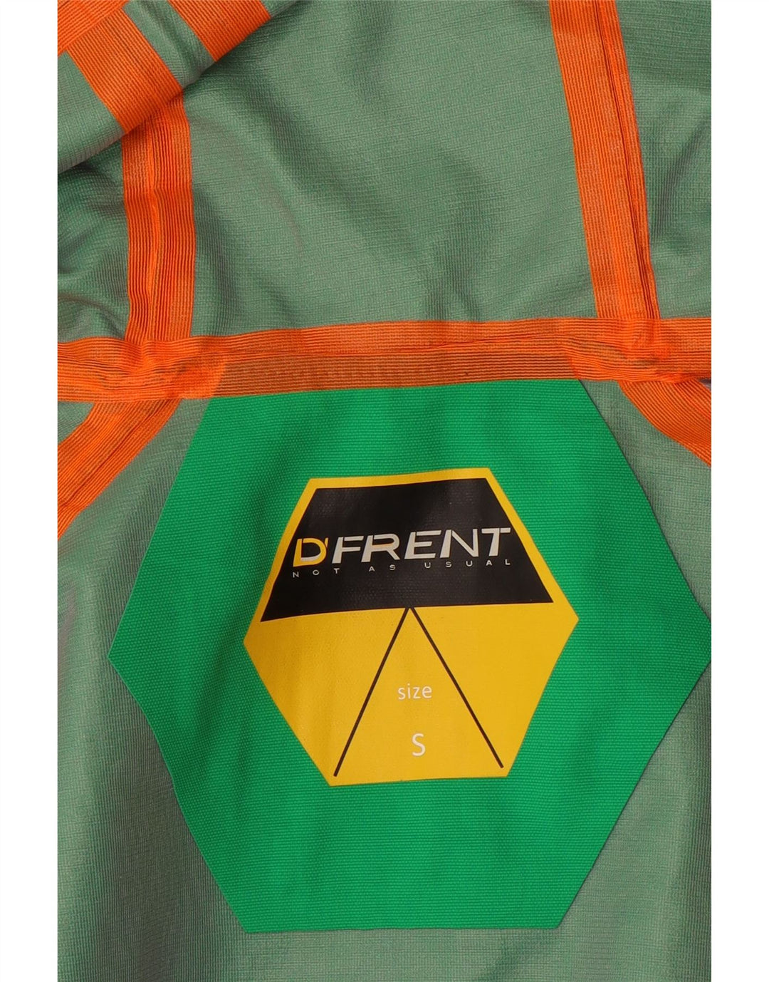 D'Frent ženska kišna jakna s kapuljačom s grafičkim motivima UK 36 Mala zelena boja