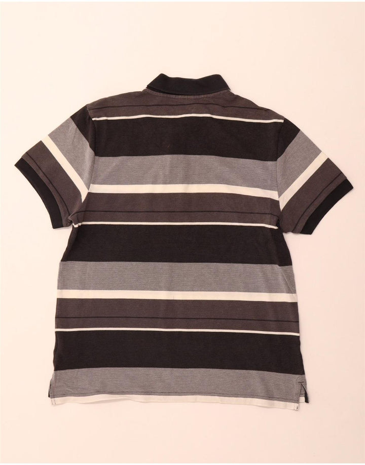 NIKE muška polo majica velika siva prugasta pamuk