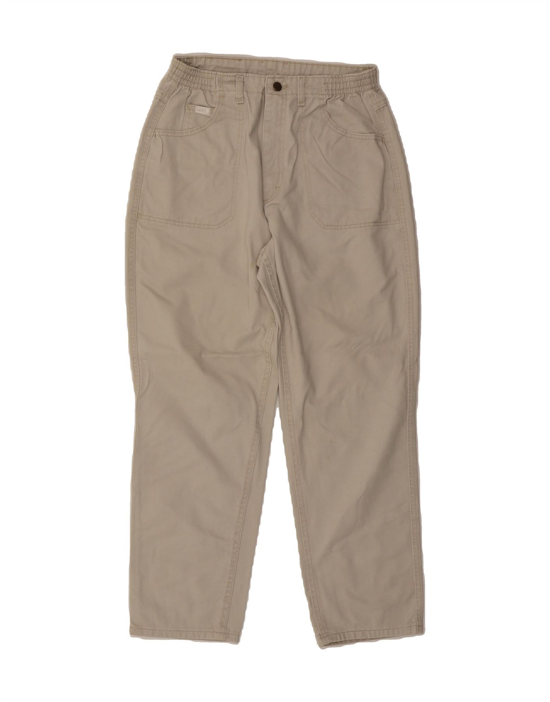 LEE Mens Straight Casual Trousers W30 L29  Beige Vintage Lee and Second-Hand Lee from Messina Hembry 